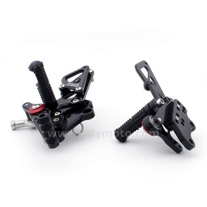 74 Rearset Rear Set Footpegs Kawasaki Z300 2013-2014 Black@4